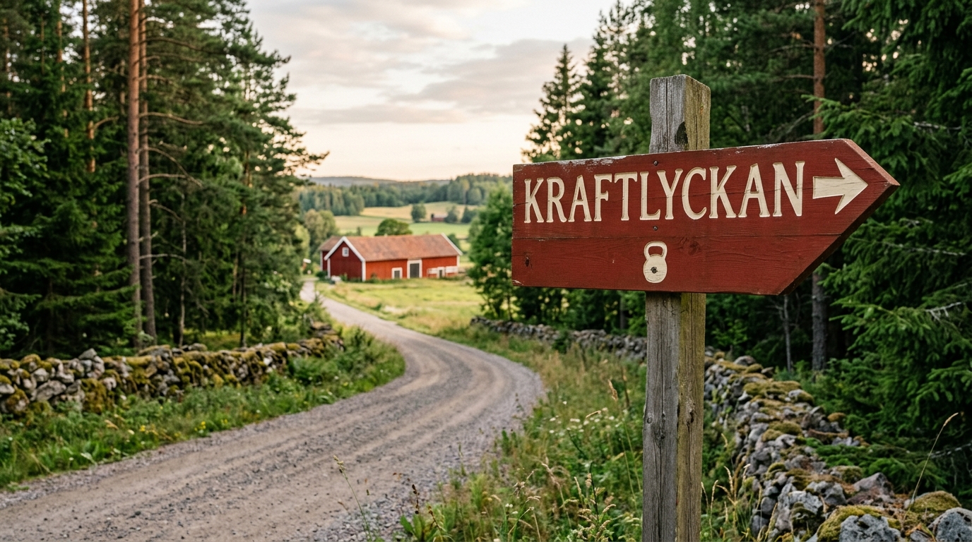 Klassisk Faluröd Vägskylt